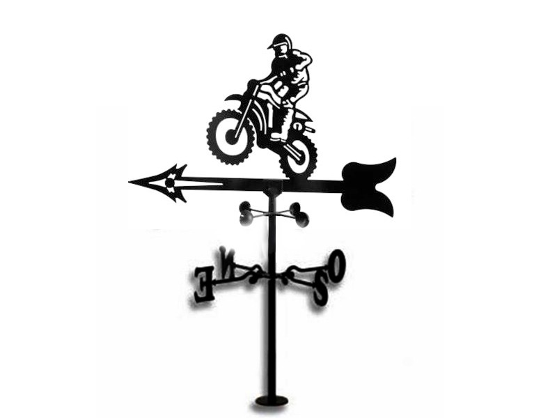 Veleta de Viento Motocross